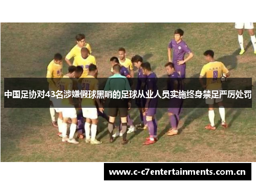中国足协对43名涉嫌假球黑哨的足球从业人员实施终身禁足严厉处罚